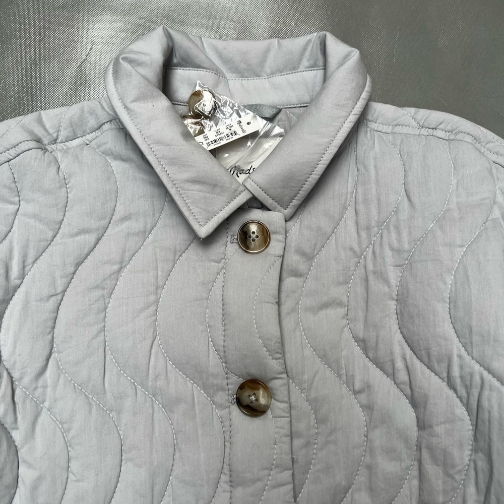 Madewell Quilted Belrose Shirt-Jacket - Picture 5 of 6